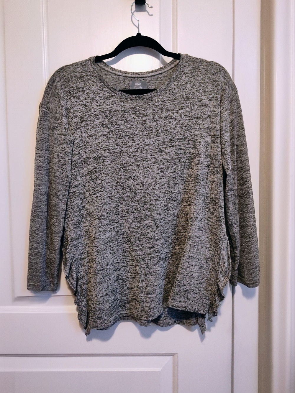 aerie Heathered Gray Cozy Crewneck Pullover